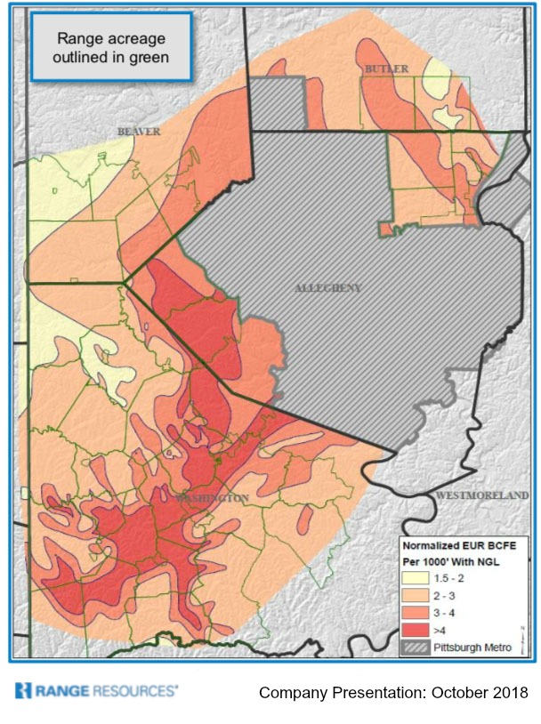 Range Resources Marcellus Asset Map (Source: Range Resources Corp.)