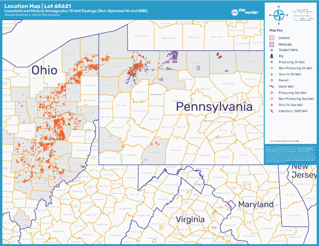 Marketed: EnerVest Appalachia Asset Package Across Ohio, Pennsylvania