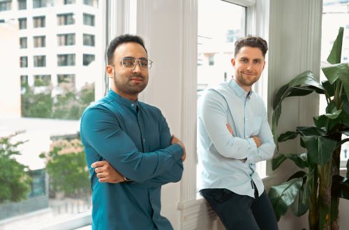 Aalo Atomics CTO Yasir Arafat and CEO Matt Lozsak