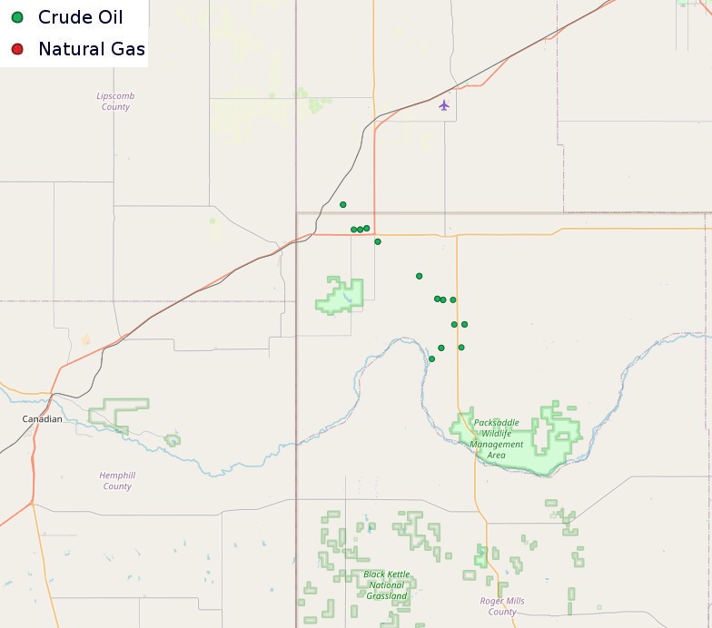 Cherokee Horizontal Wells 2020