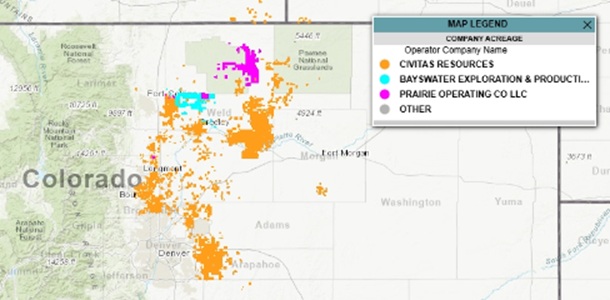 Prairie Operating to Buy Bayswater D-J Basin Assets for $600MM