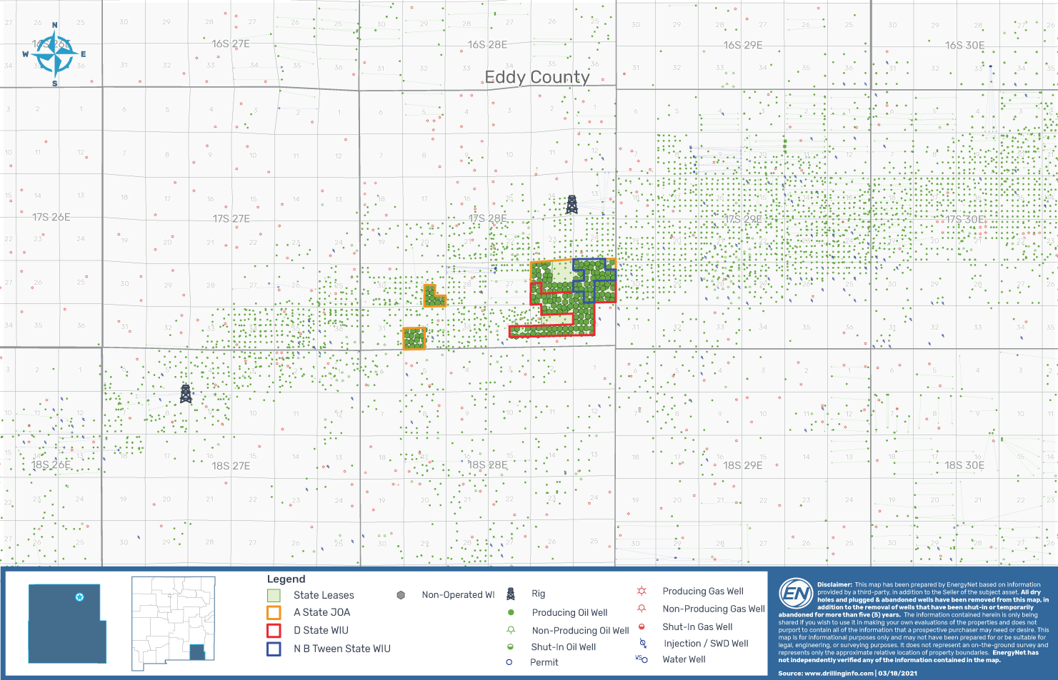 EnergyNet Lot 73482 - EOG Resources 205 Property Package Map
