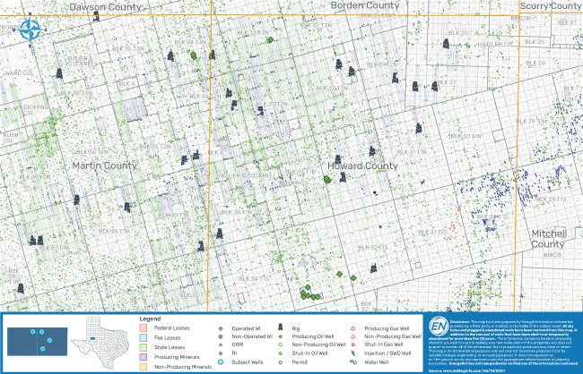 EnergyNet Marketed Map - SM Energy Permian Basin Lot 82601