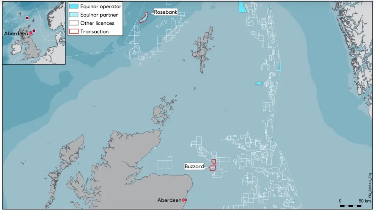 Equinor Buys Suncor Energy UK in $850 Million Deal Map