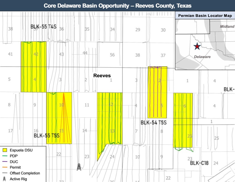 Espuela Tier 1 Delaware Basin Non-Op Opportunity