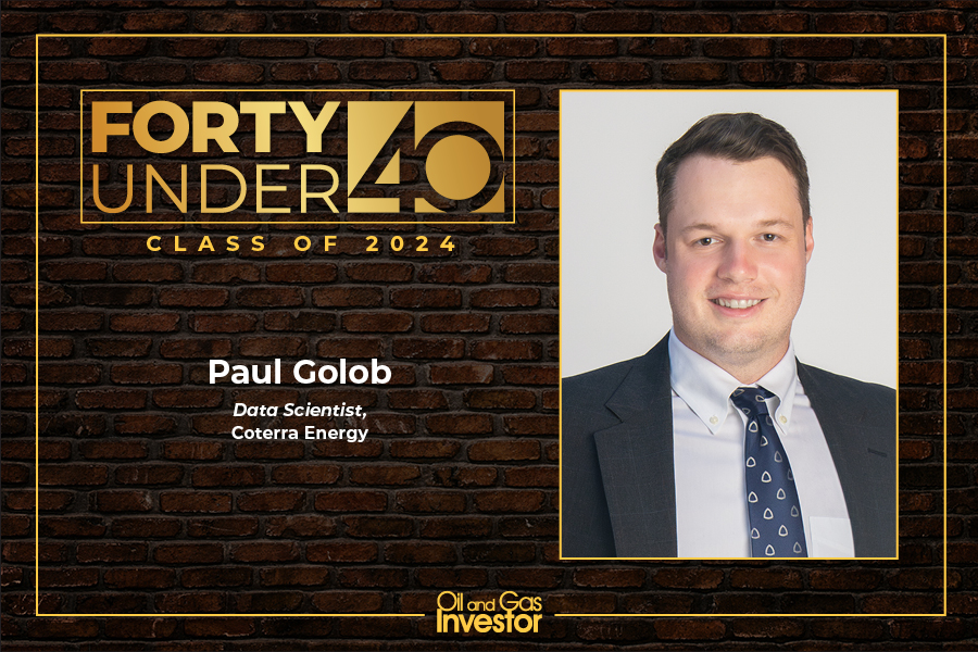 Forty Under 40 logo Paul Golob