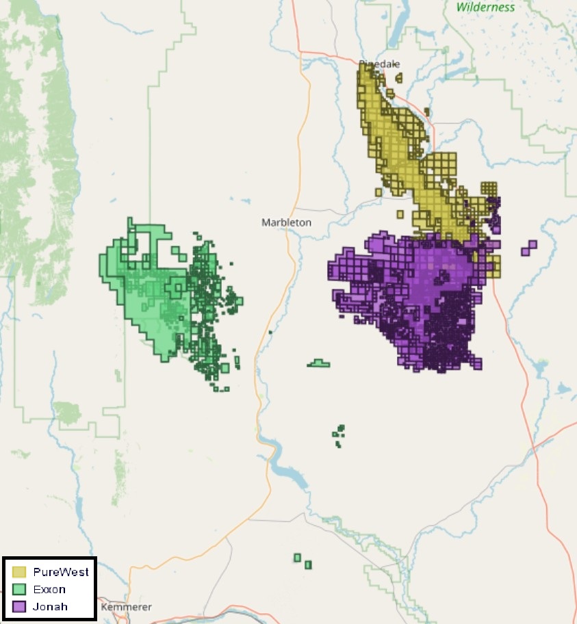 Green River Gas Map