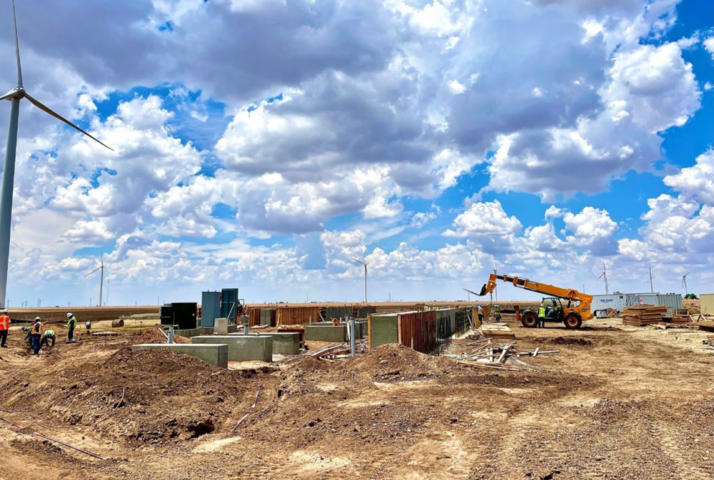 Hart Energy July 2022 - Energy Transition July 22 Roundup - Construction of the Texas Waves II battery storage project by RWE Renewables