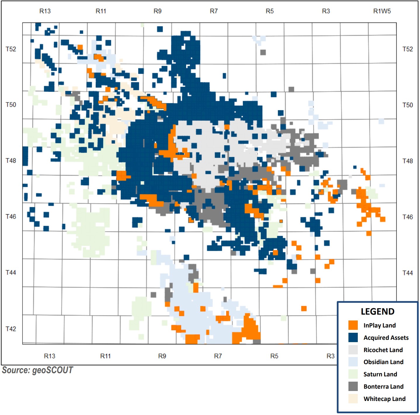 InPlay Oil Corp. is buying Obsidian Energy's Pembina Cardium assets in Alberta. (Source: InPlay investor presentation)