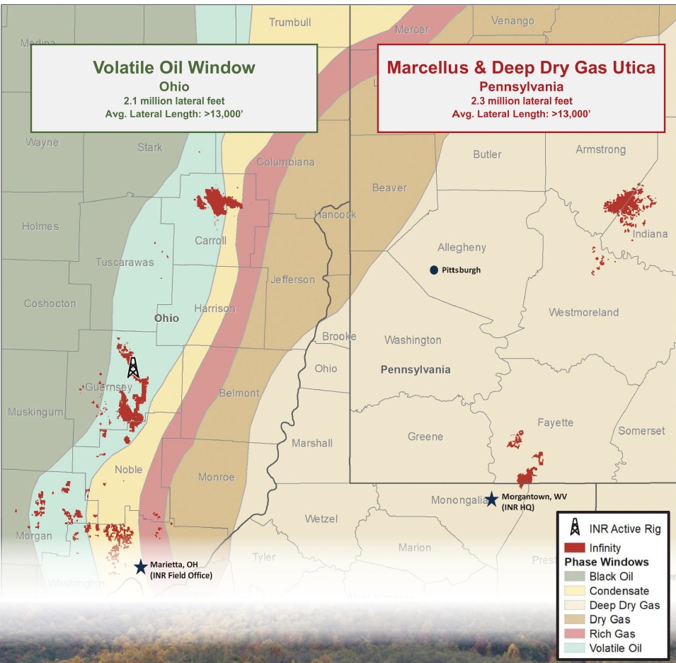 Infinity Natural Resources’ Multi-Phase Acreage