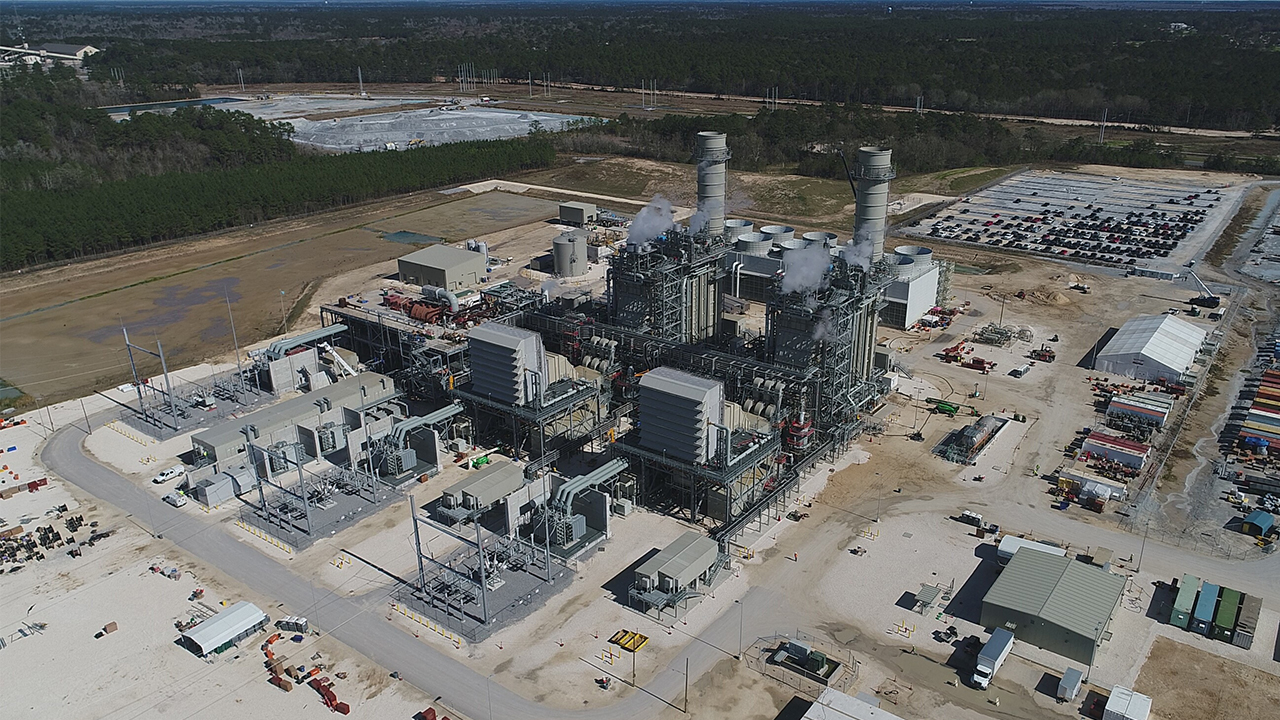 Entergy’s Lake Charles Power Station began commercial operation in 2020. It will be the site of a $1 billion carbon capture and storage project led by Crescent Midstream. (Source: Entergy)