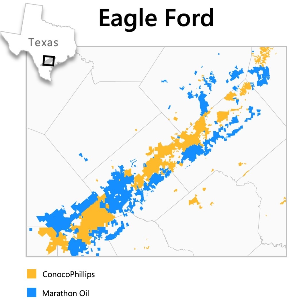 COP MRO Eagle Ford Map