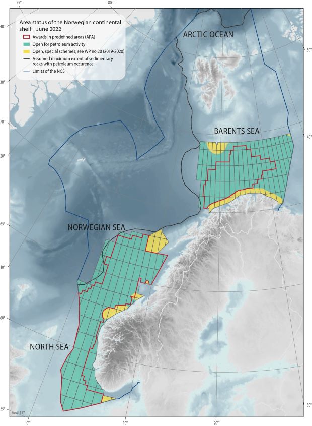 NPD Barents Map