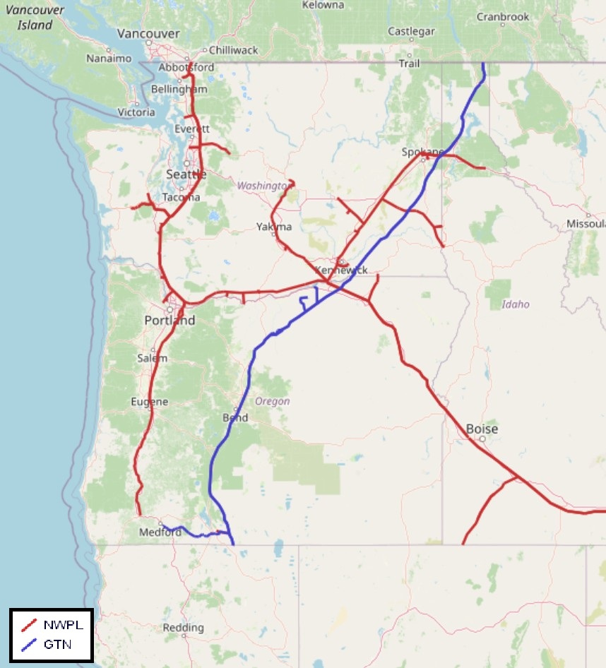 NWPL GTN Canada Gas Pipeline