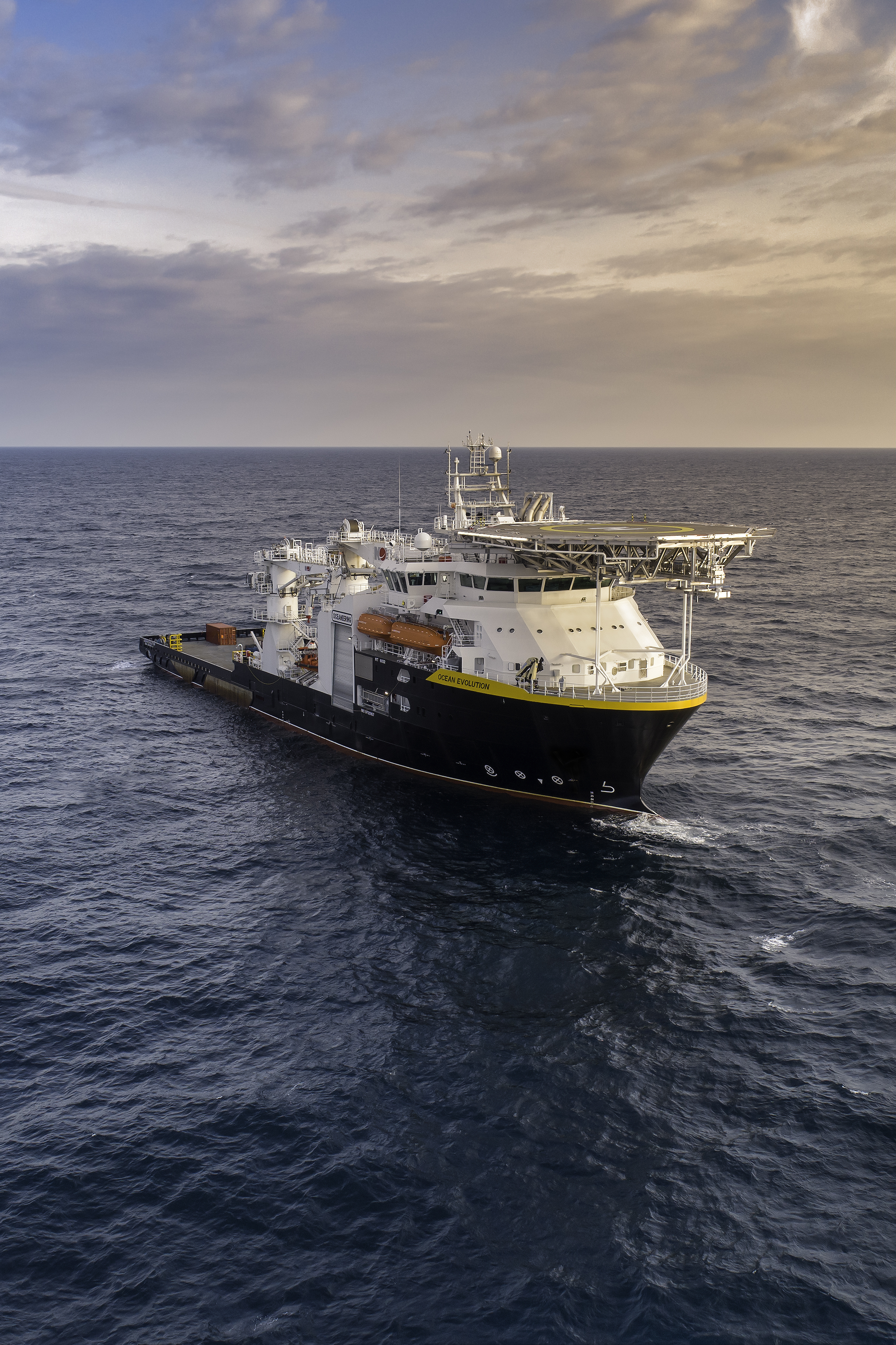 Oceaneering boosted its multiservice vessel fleet with the recent addition of the Ocean Evolution. (Source: Oceaneering)