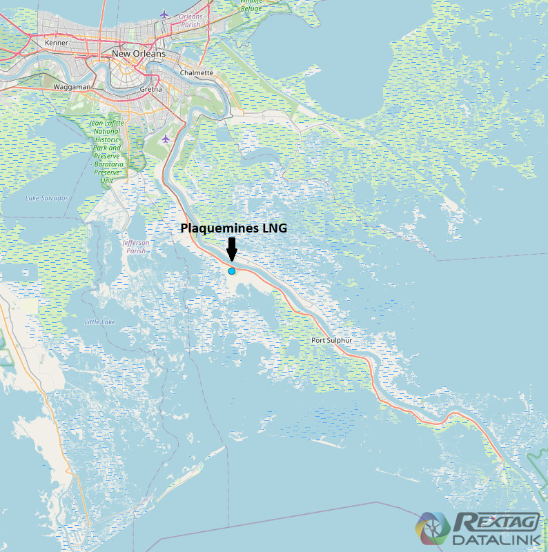 Plaquemines LNG location