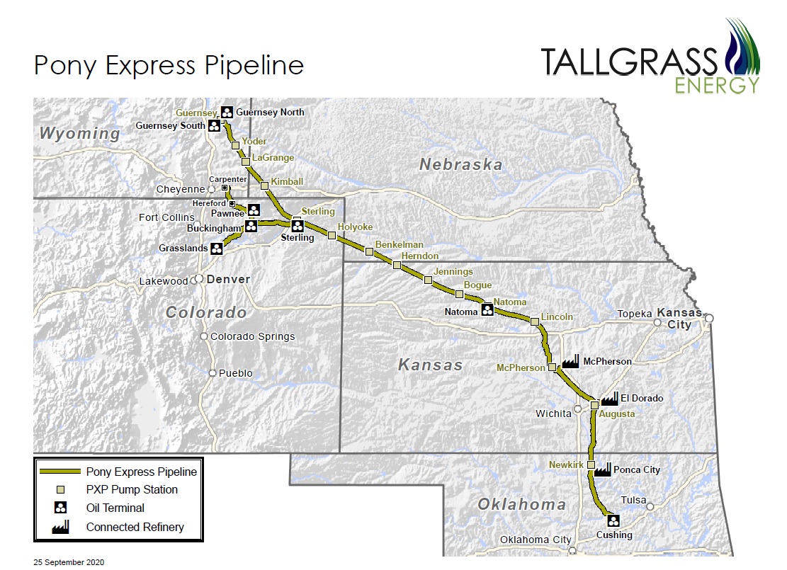 Tallgrass Holds Open Season for Pony Express Capacity