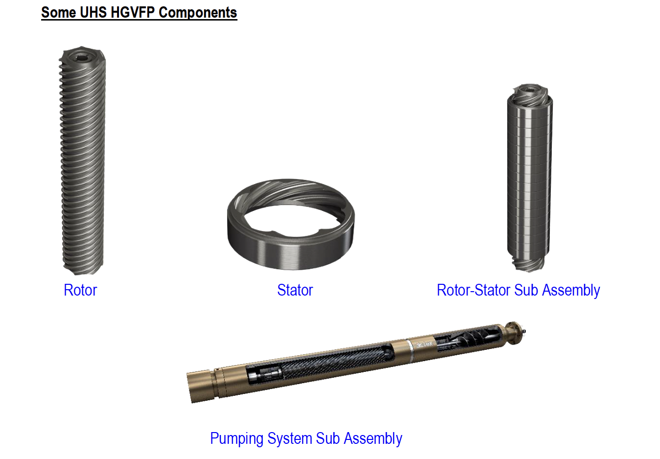 Title: Some UHS HGVFP Components