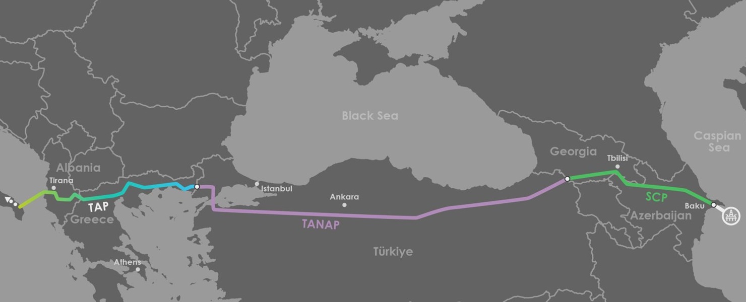 Southern Gas Corridor. (Source: Trans Adriatic Pipeline)