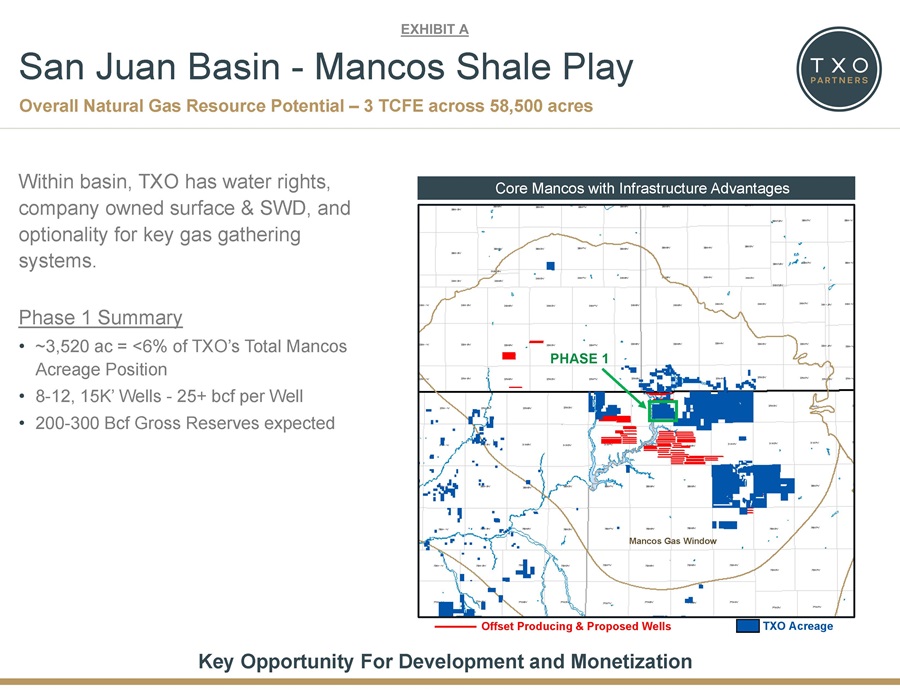 TXO Announces 3 Tcfe NatGas Potential in San Juan Basin