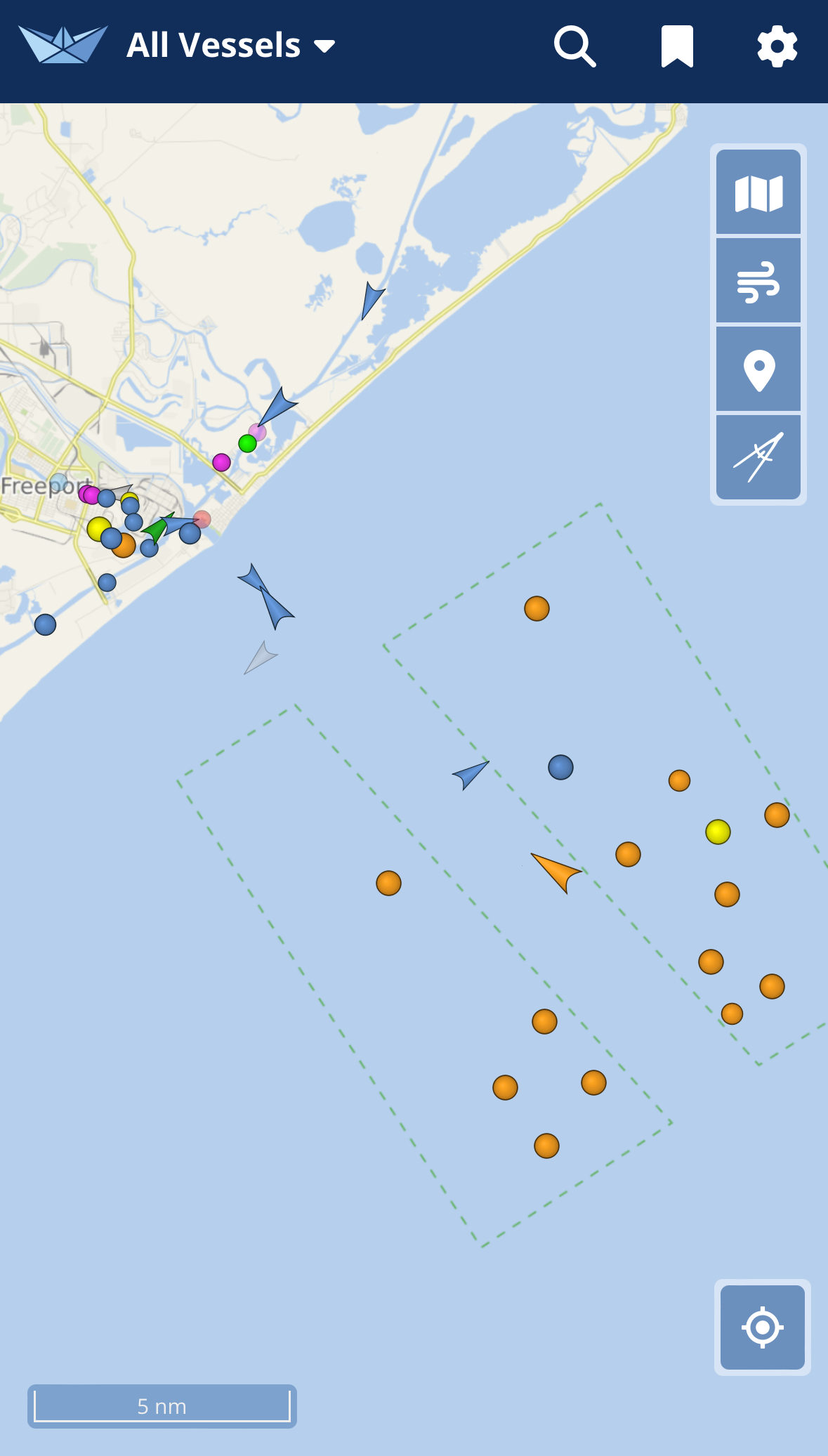 Tankers Waiting Offshore Freeport