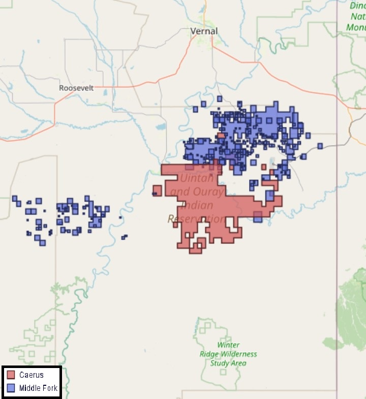 Uinta Gas Map