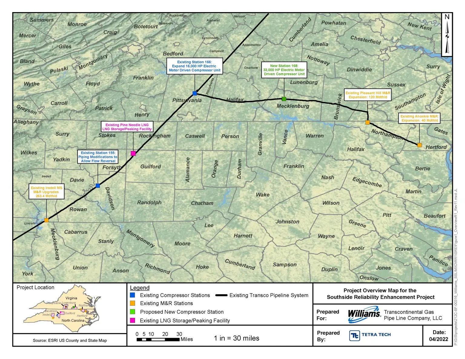 Following the expansion, Transco capacity has increased to 19.9 Bcf/d.