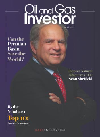 Oil and Gas Investor April 2022 cover image