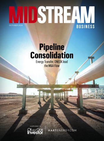 Cover for Midstream Business September 2024, a supplement to Oil and Gas Investor.