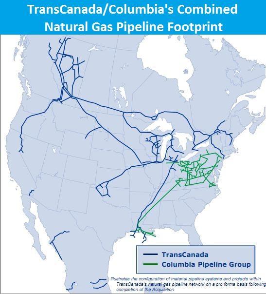 Moving On Transcanada Buys Columbia Pipeline In 13 Billion Merger
