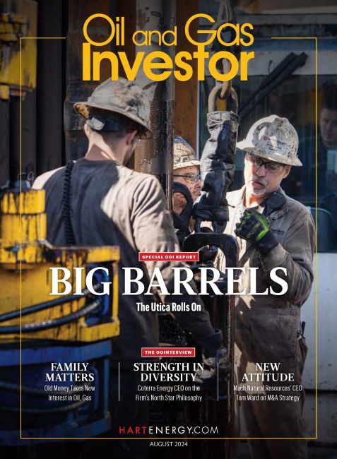 Hart Energy's Oil and Gas Investor, August 2024 cover: Advantage Video & Marketing’s photographer captured this and other images of Encino Energy’s Utica Shale operations.